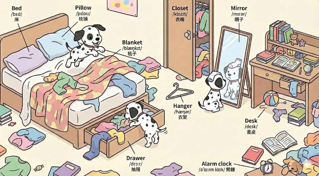 Bedroom Vocabulary