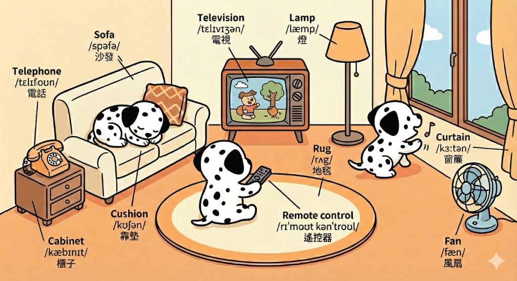 Living Room Vocabulary